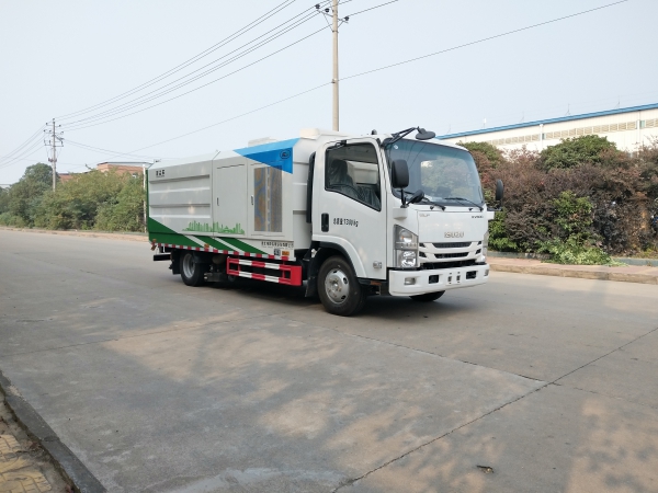 神綠通牌SLV5070TXCQ型吸塵車(chē)（中型車(chē)）